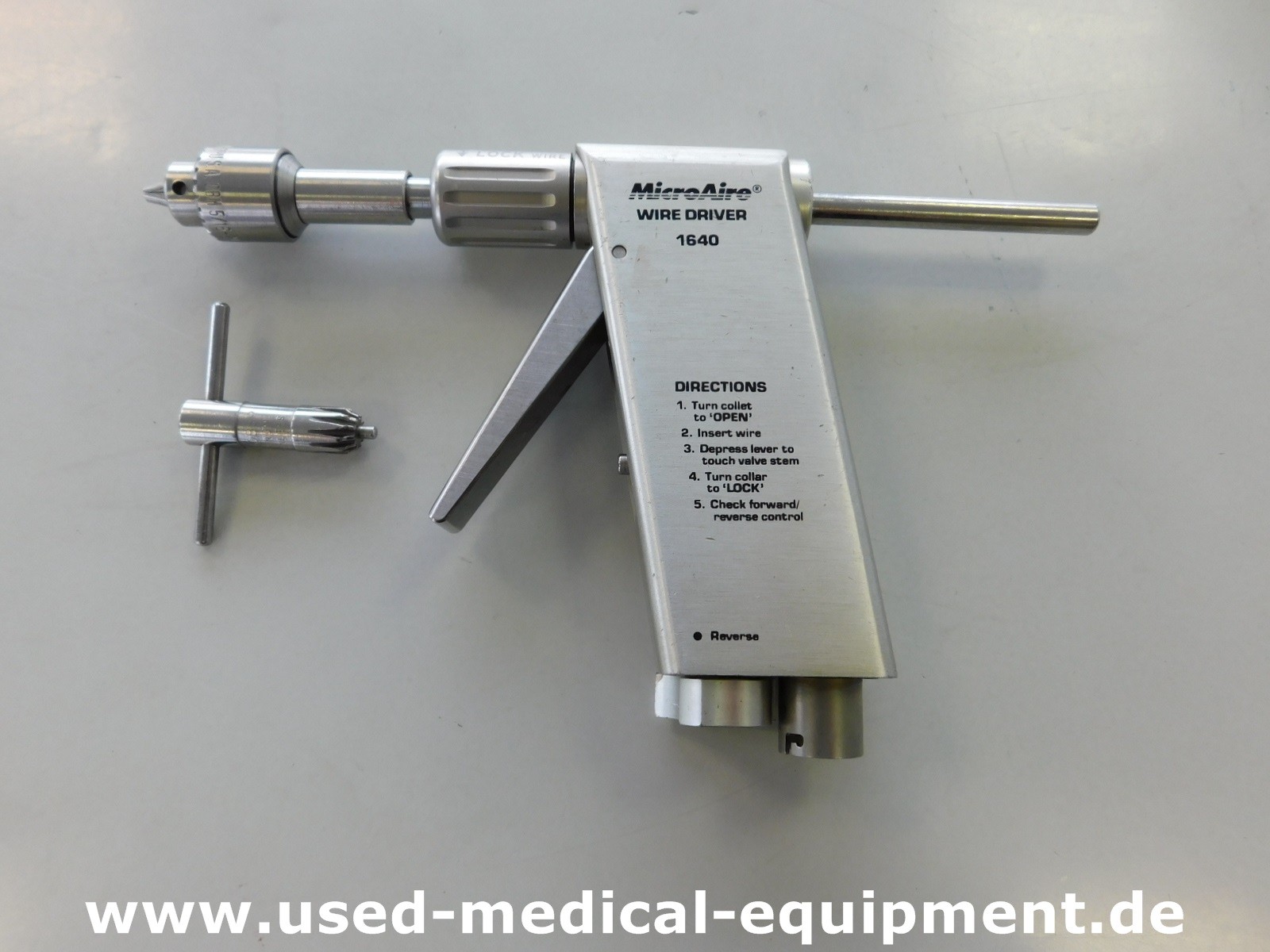 microaire-wire-driver-1640-mit-bohrfutter-0-4mm