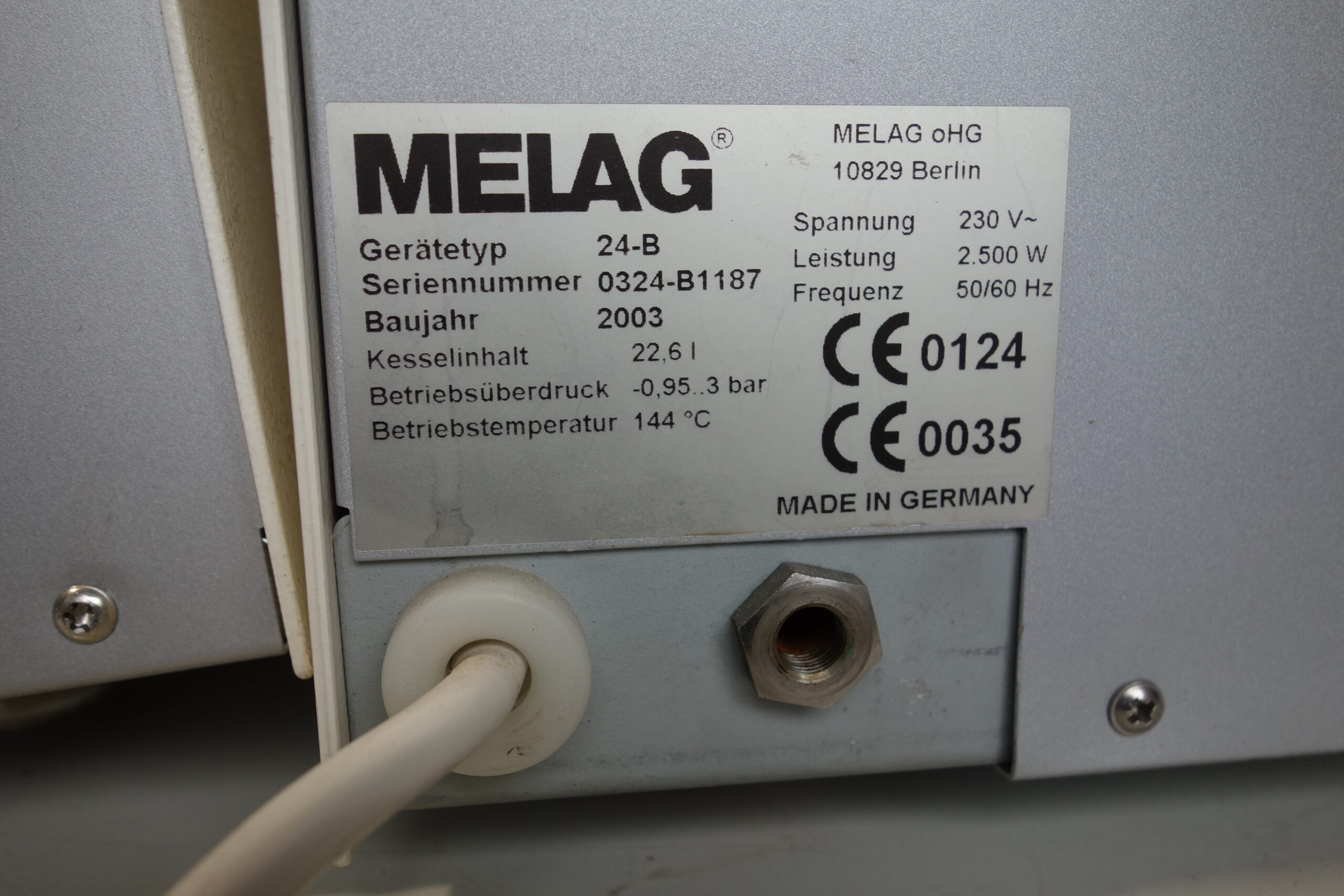 Melag 24-B defekt 2x (3)