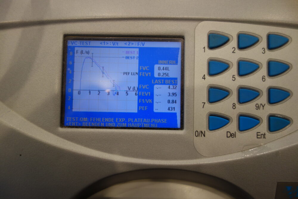 Vitalograph 6000 alpha 4 Spirometer - P&U Medizintechnik GmbH